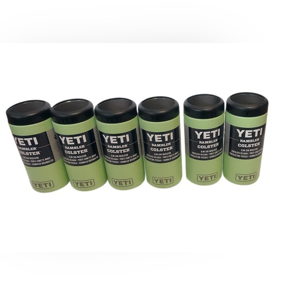Brand New 3x YETI Rambler Colster key lime Can double wall Insulator No Sweat - Picture 2 of 3